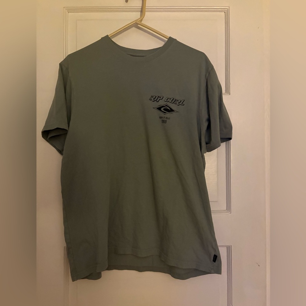 Rip Curl Olive Green Short Sleeve Logo Tee